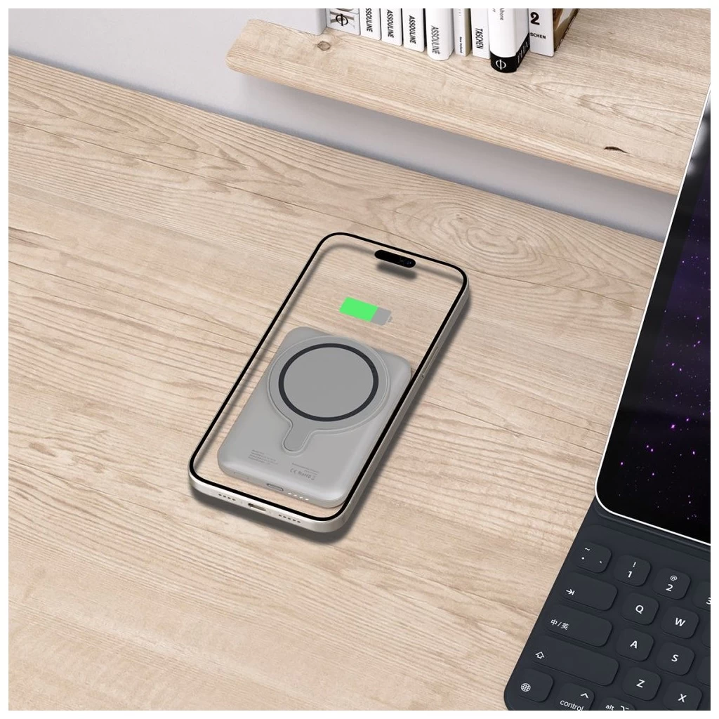 Tech-Protect PB10 Magsafe powerbank 5000mah titánium 309498