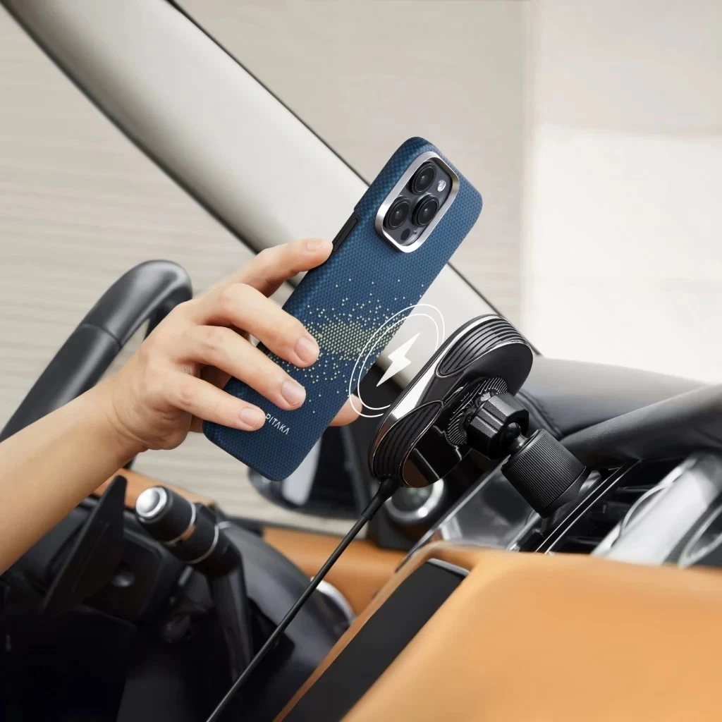 Pitaka ULTRA-SLIM Milky Way Galaxy MagEZ tok Apple iPhone 16 Pro Max készülékhez – MagSafe rögzítéssel