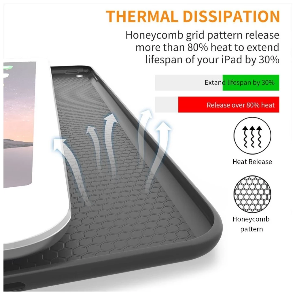 Tech-Protect Smartcase Apple iPad 9,7″ (2017-) készülékhez Fekete