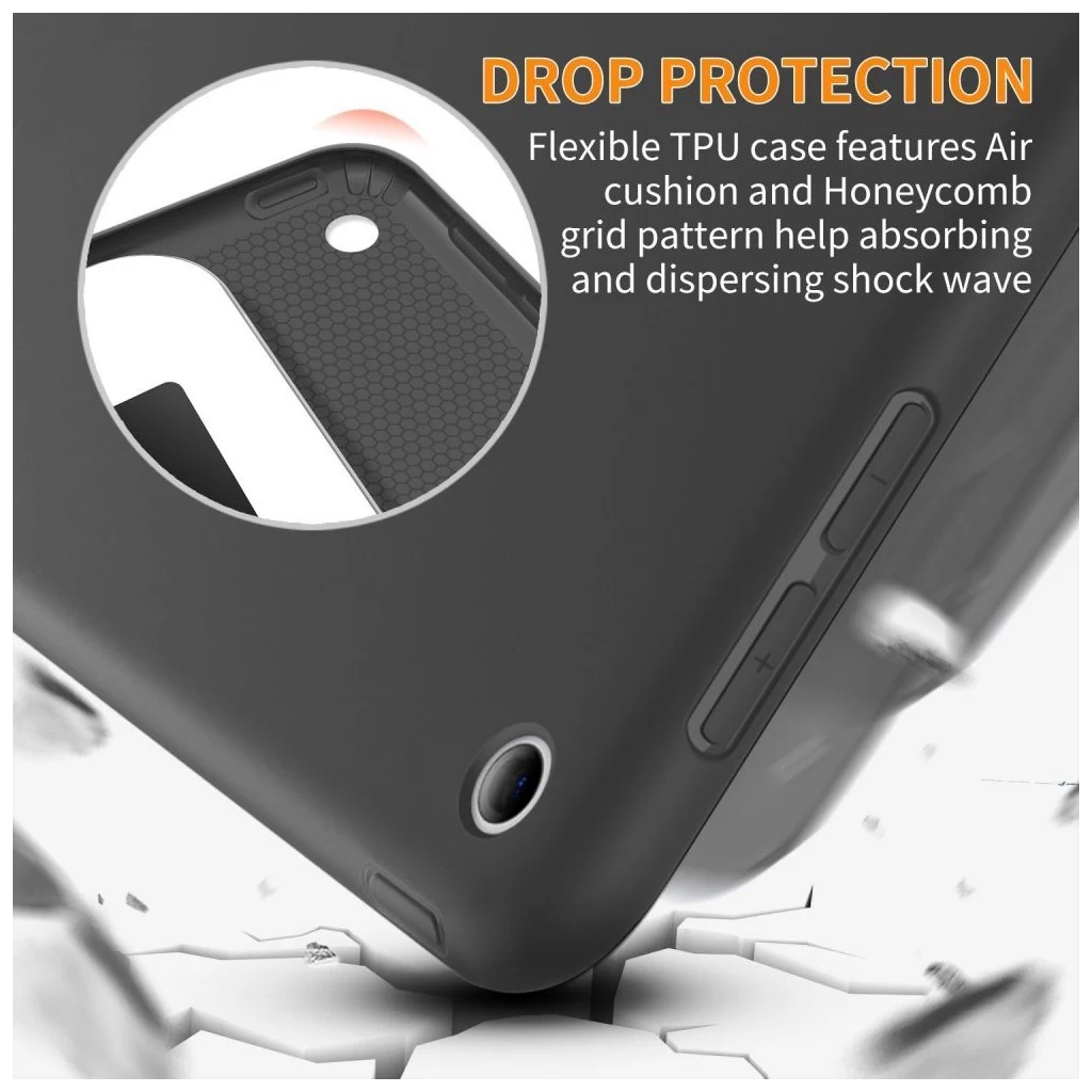 Tech-Protect Smartcase Apple iPad 9,7″ (2017-) készülékhez Fekete