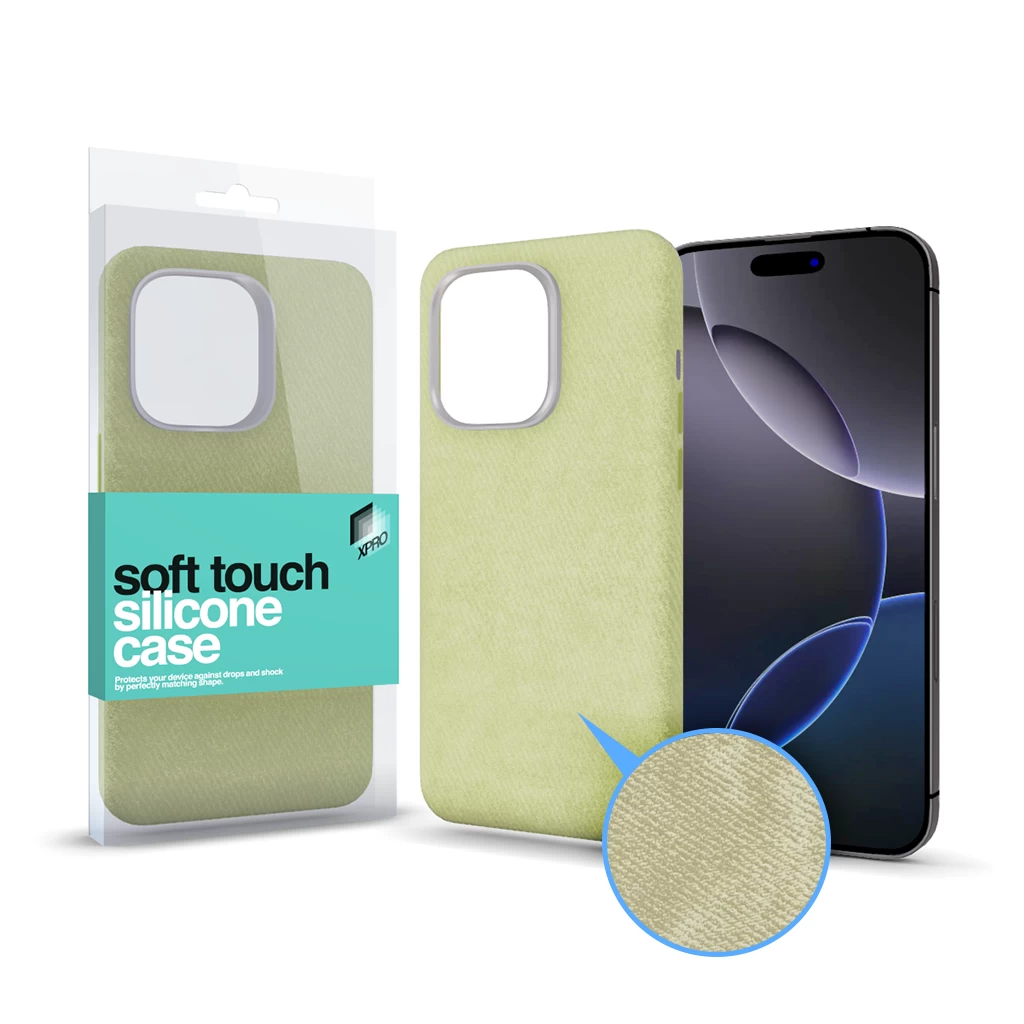 XPRO™ Soft Velvet Magsafe tok Apple iPhone 16 Pro Max készülékhez – Zöld