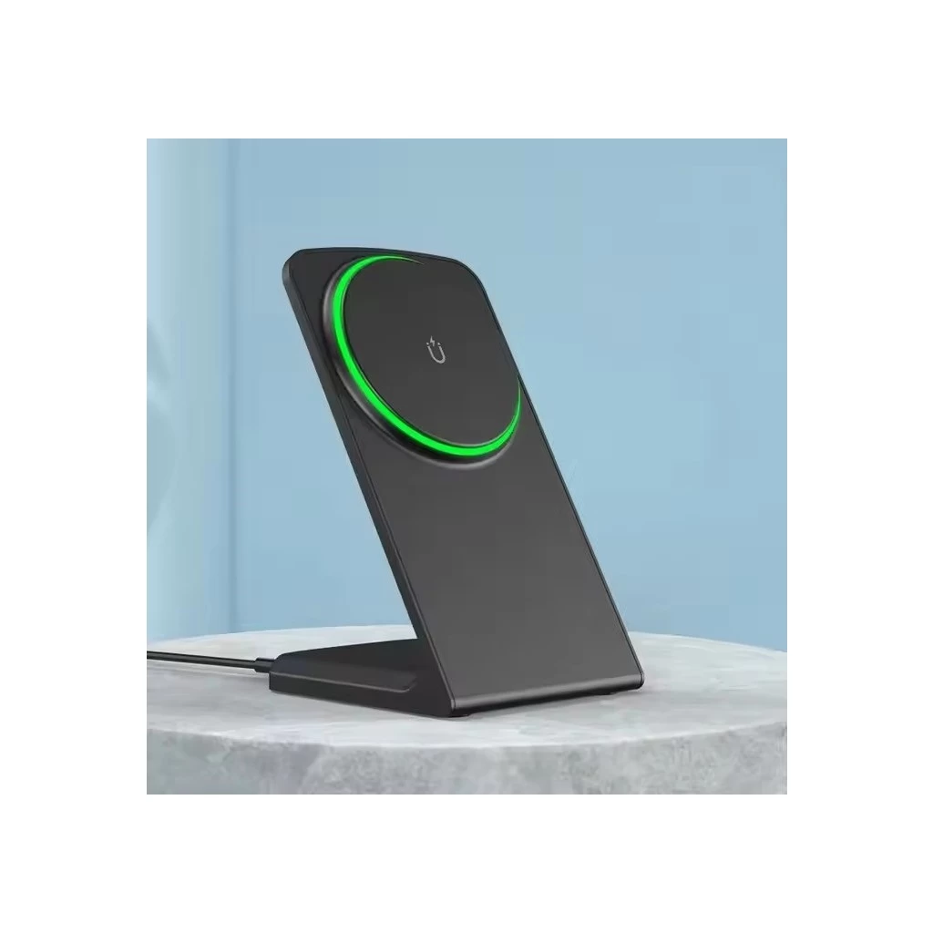 XPRO™ Magsafe Asztali Tartó Vezeték nélküli töltéssel QI15W, Fekete