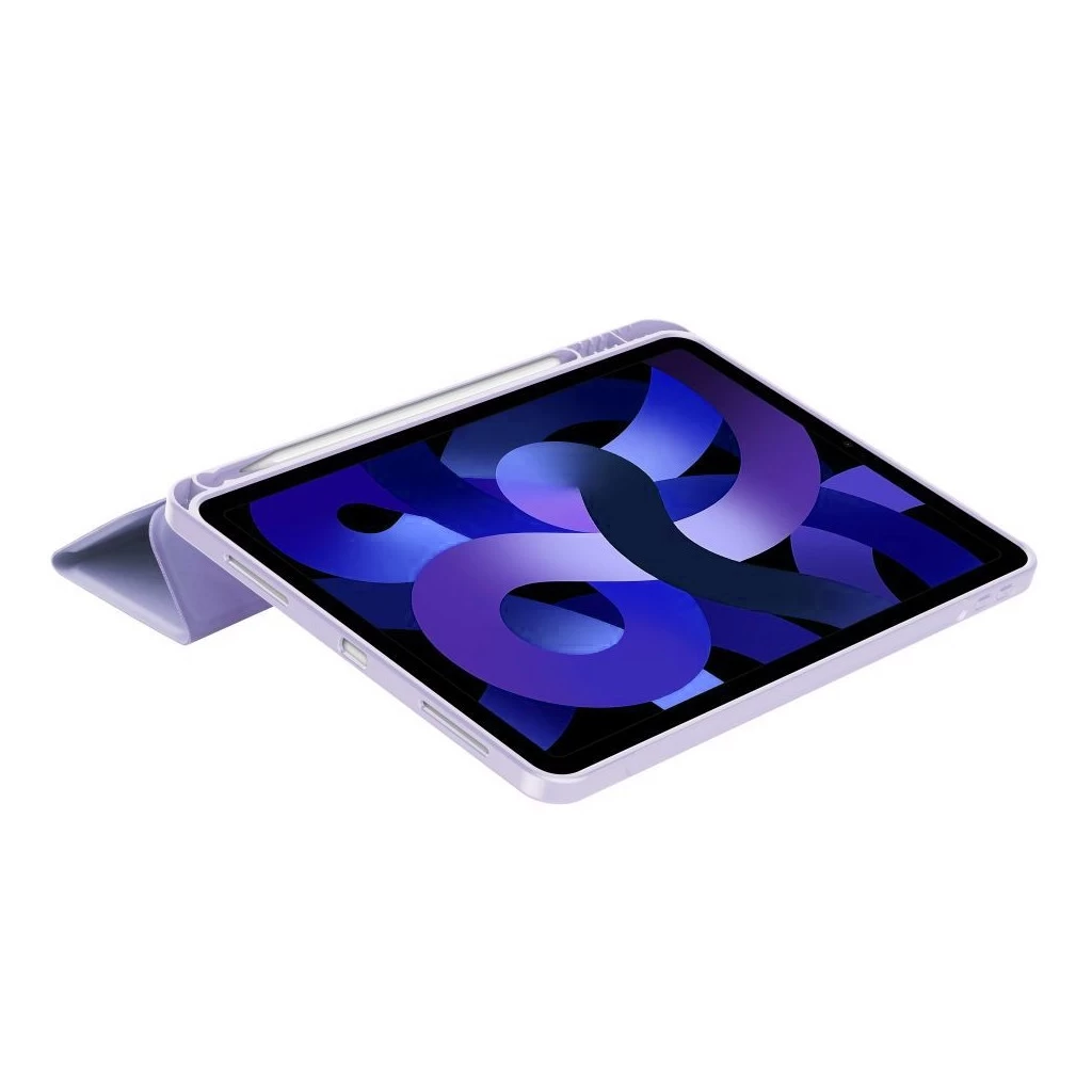 Tech-Protect SmartCase Pen táblagép tok Apple Ipad Air 10,9″ (2020) / Air 10,9″ (2022) / Air 11″ (2024) készülékekhez LILA