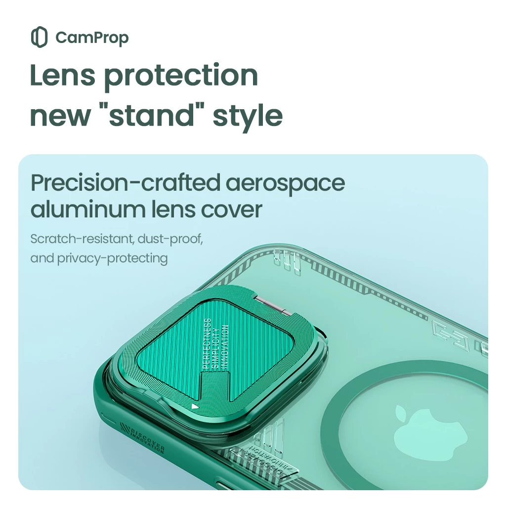 Nillkin Iceblade Prop mágneses fekete védőtok Apple Iphone 16 Pro készülékhez