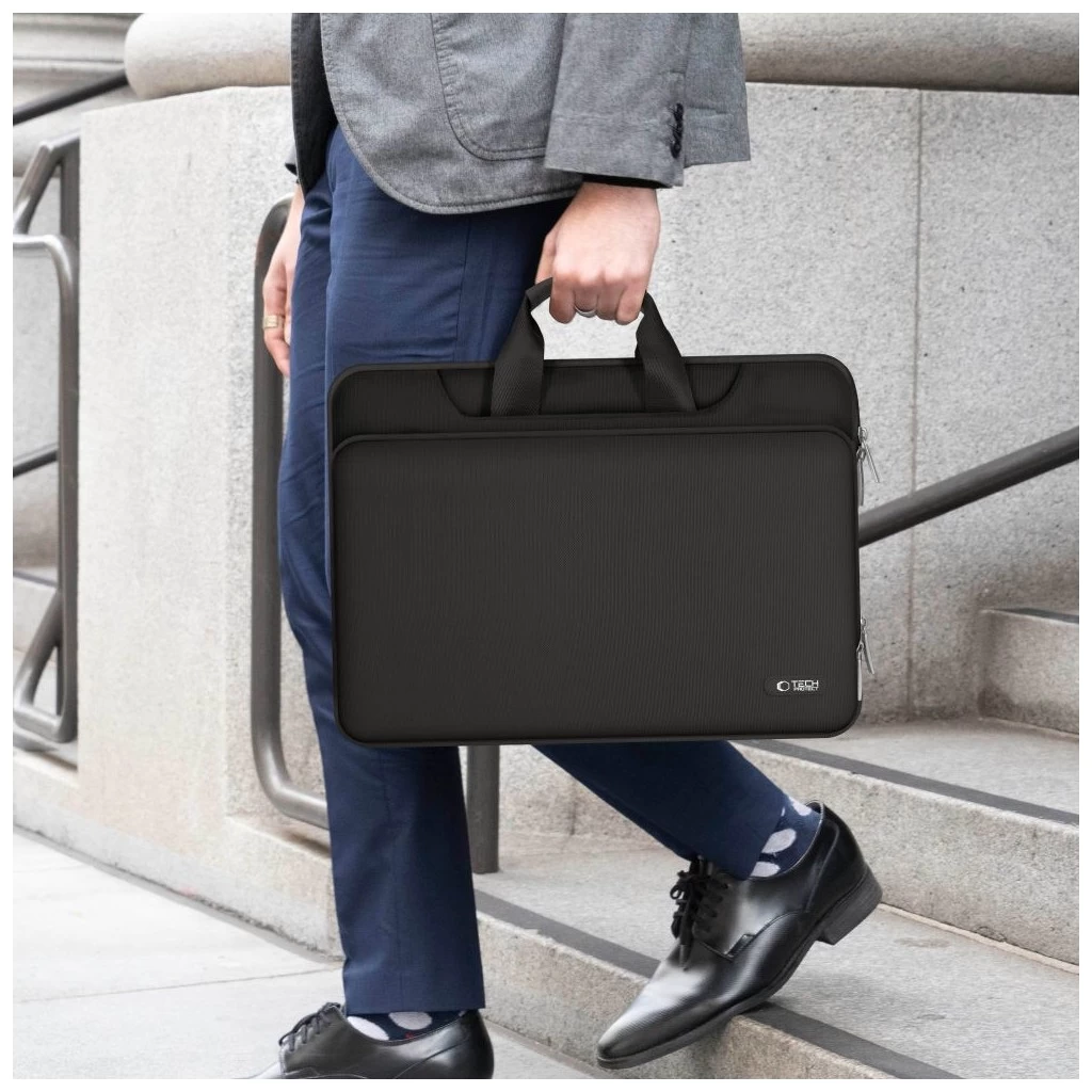 Tech-Protect fekete Pocket Bag Laptop Táska 13″ és 14″ táskákhoz