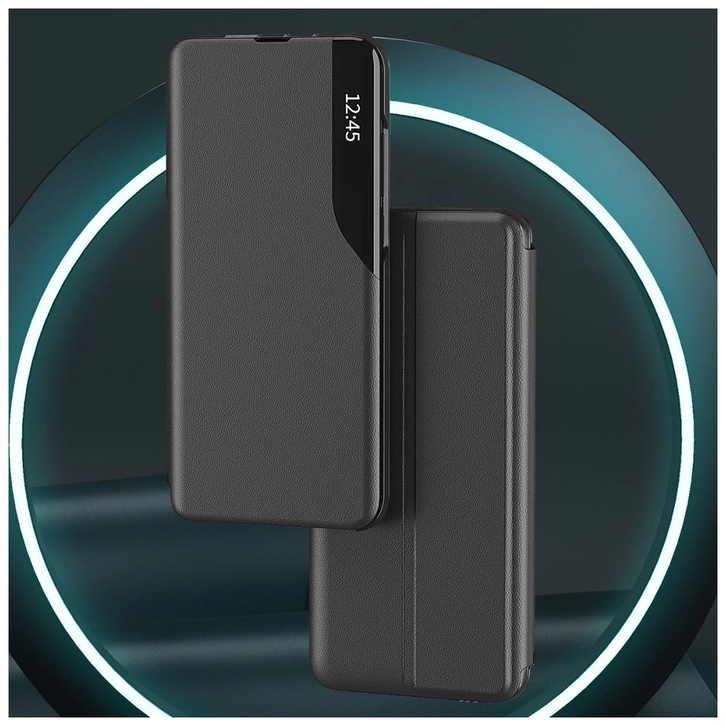 Tech-Protect fekete Smart View Book / Flip tok Samsung Galaxy A55