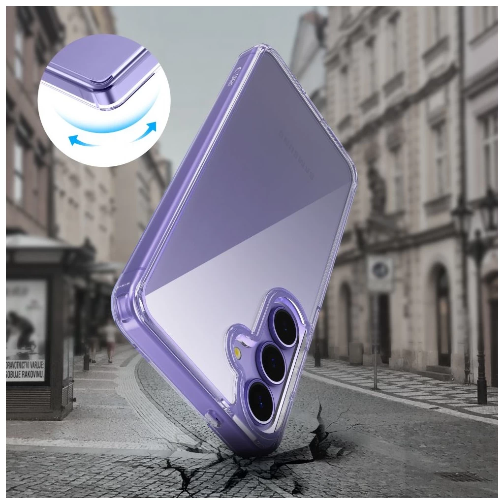 Tech-Protect FLEXAIR Hybrid átlátszó tok Samsung Galaxy S25 készülékhez