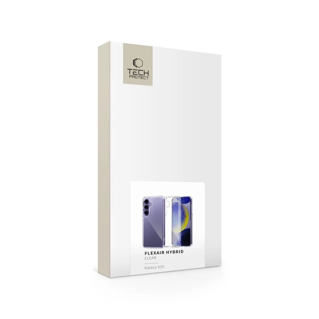 Tech-Protect FLEXAIR Hybrid átlátszó tok Samsung Galaxy S25 készülékhez