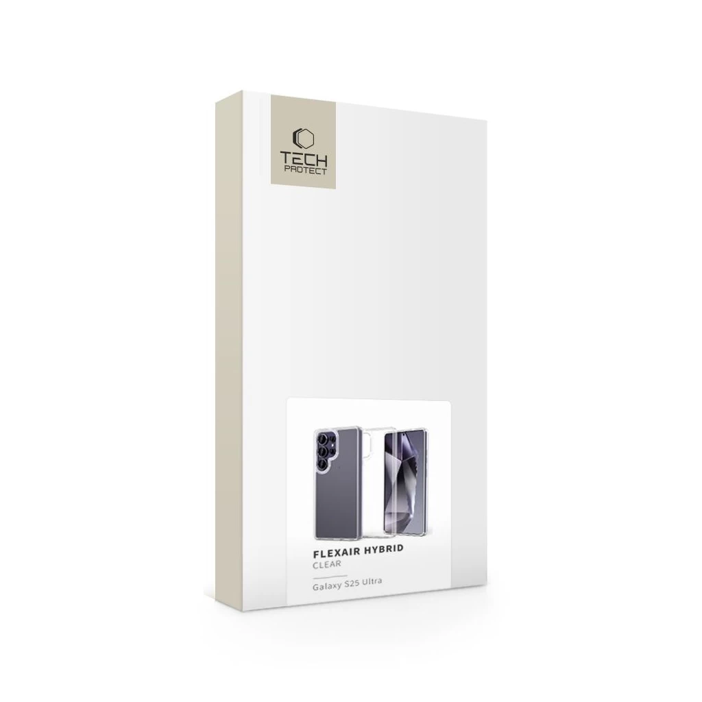 Tech-Protect FLEXAIR Hybrid átlátszó tok Samsung Galaxy S25 Ultra készülékhez