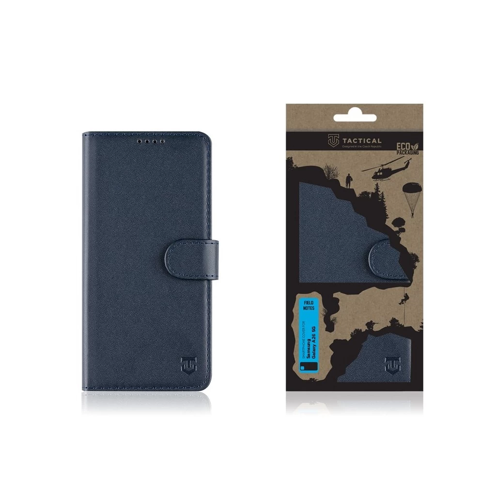Tactical Field Notes sötétkék Flip tok Samsung Galaxy A26 készülékhez