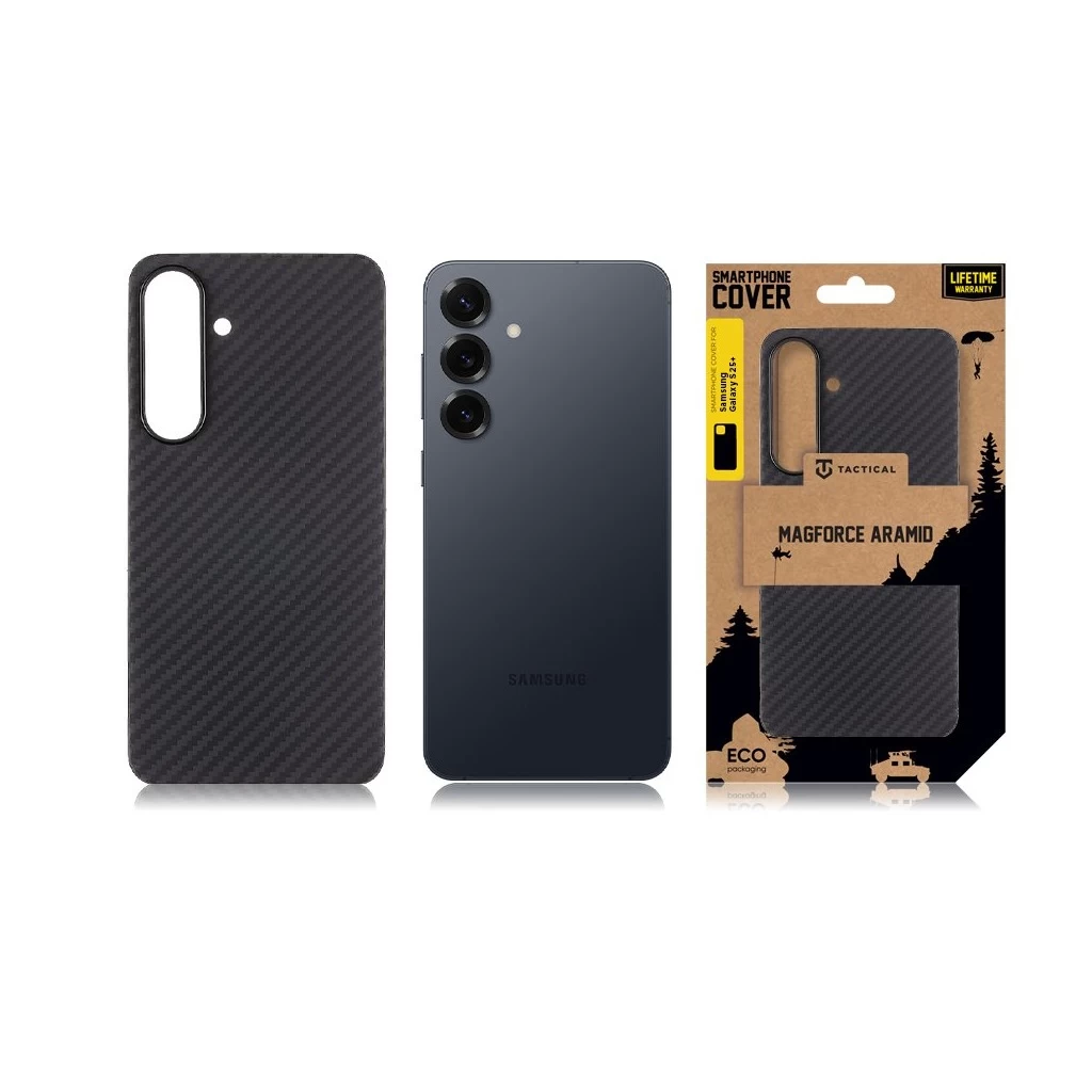 Tactical MagForce Aramid tok fekete Samsung Galaxy S25+ készülékhez