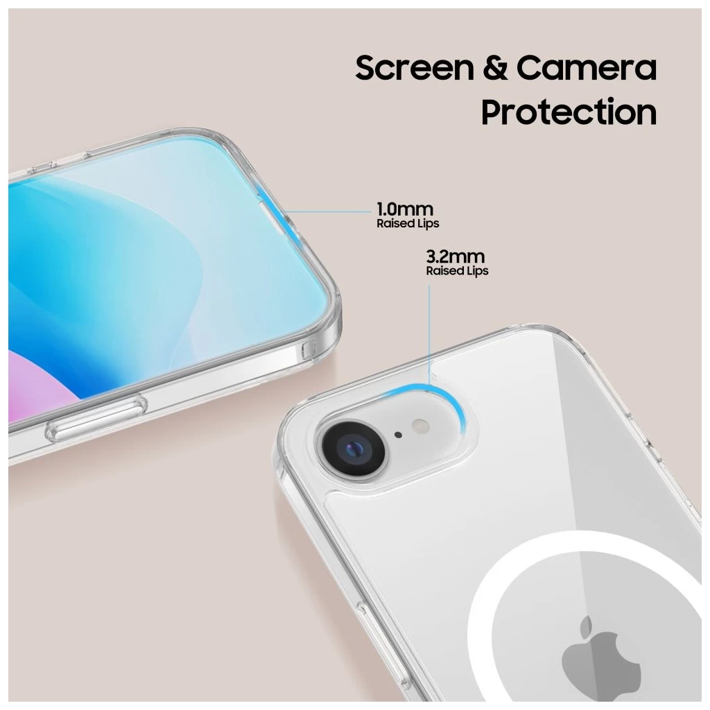 Tech-Protect FLEXAIR MAGSAFE Hybrid átlátszó tok Apple iPhone 16e készülékhez