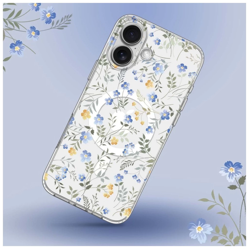 Tech-Protect FLEXAIR MAGSAFE Spring Flowers tok Apple iPhone 16e készülékhez