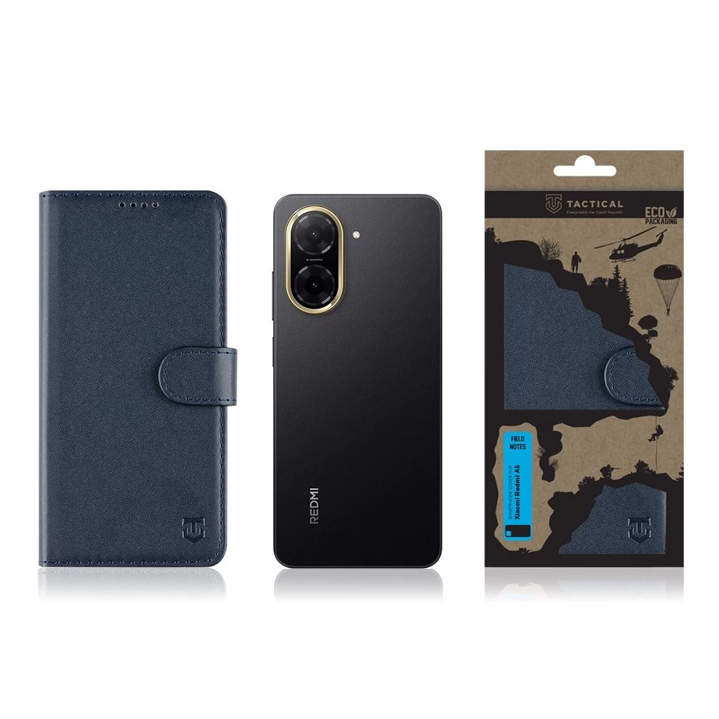 Tactical Field Notes sötétkék Book / Flip tok Xiaomi Redmi A5 4G készülékhez