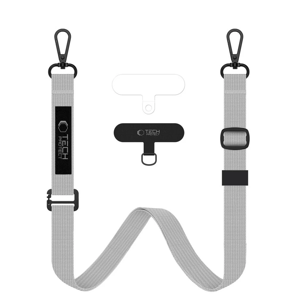 Tech-Protect C6S szürke Crossbody pánt mobiltelefonhoz
