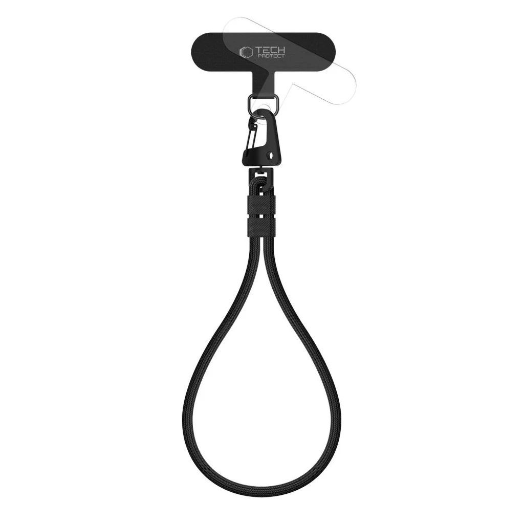 Tech-Protect C8S fekete csuklópánt mobiltelefonhoz