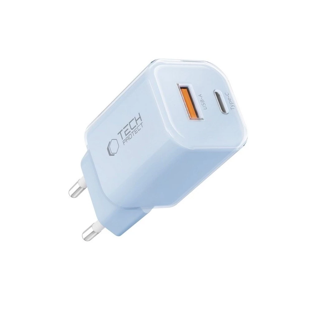 Tech-Protect NCM33W Hálózati Töltő adapter PD 33W / QC3.0 kék