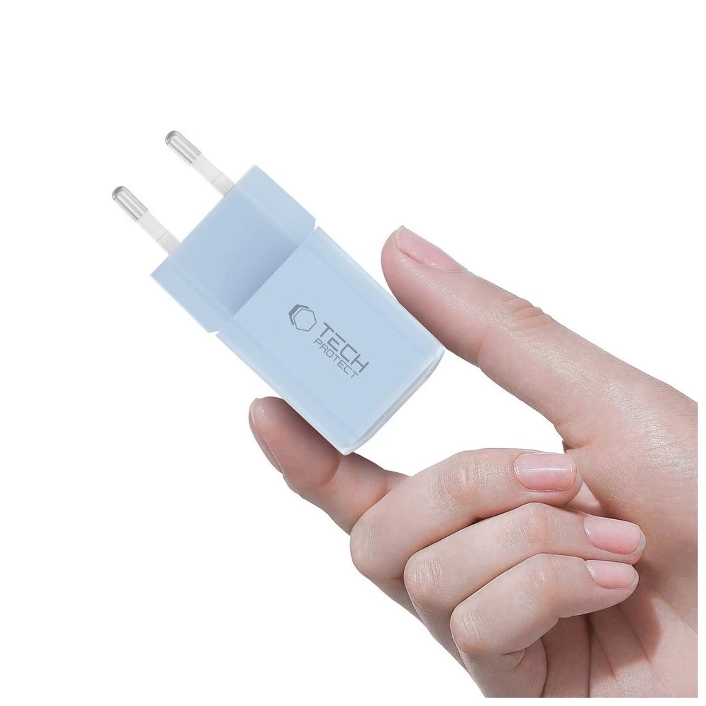 Tech-Protect NCM33W Hálózati Töltő adapter PD 33W / QC3.0 kék