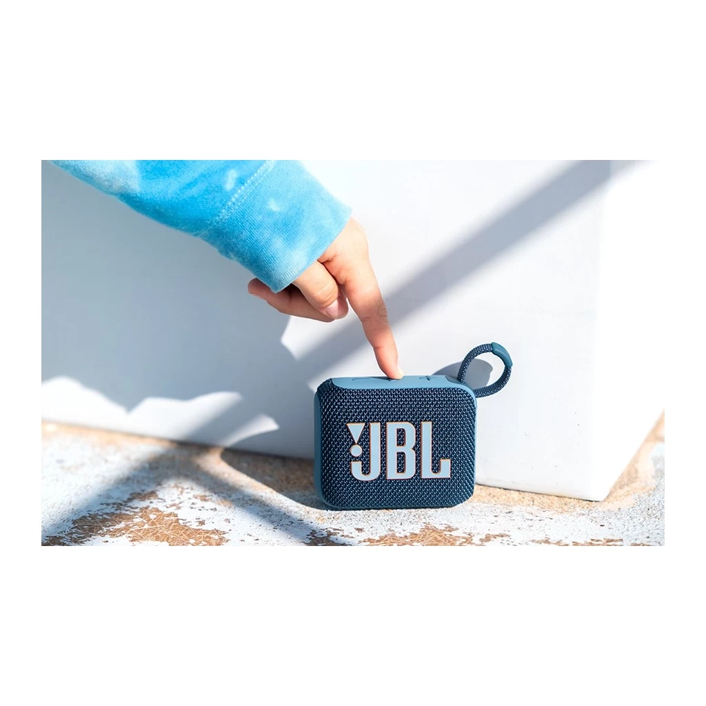 JBL Go 4 hordozható Bluetooth hangszóró, kék