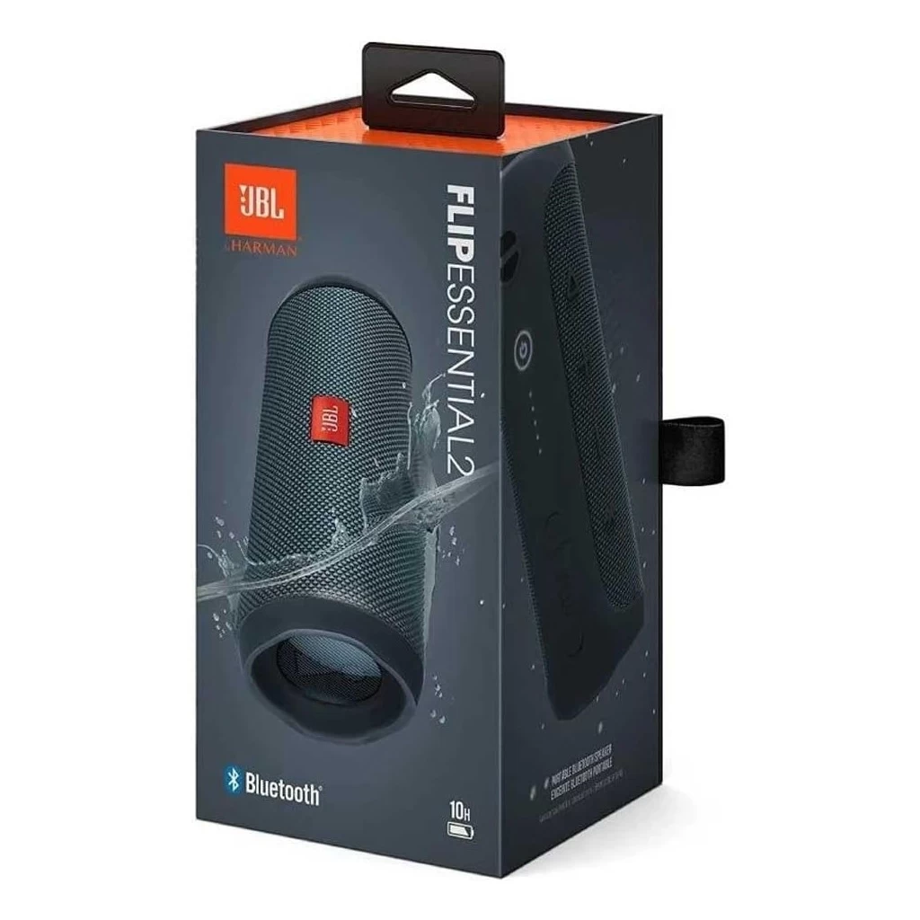 JBL Flip Essential 2 hordozható bluetooth hangszóró, sötétszürke