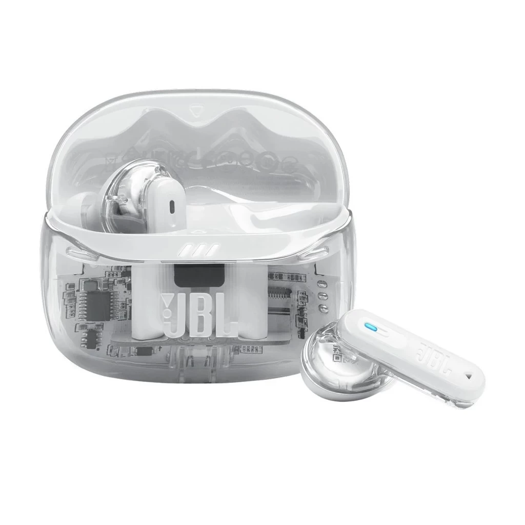 JBL Tune Beam 2 Ghost Edition TWS Bluetooth Headset, fehér