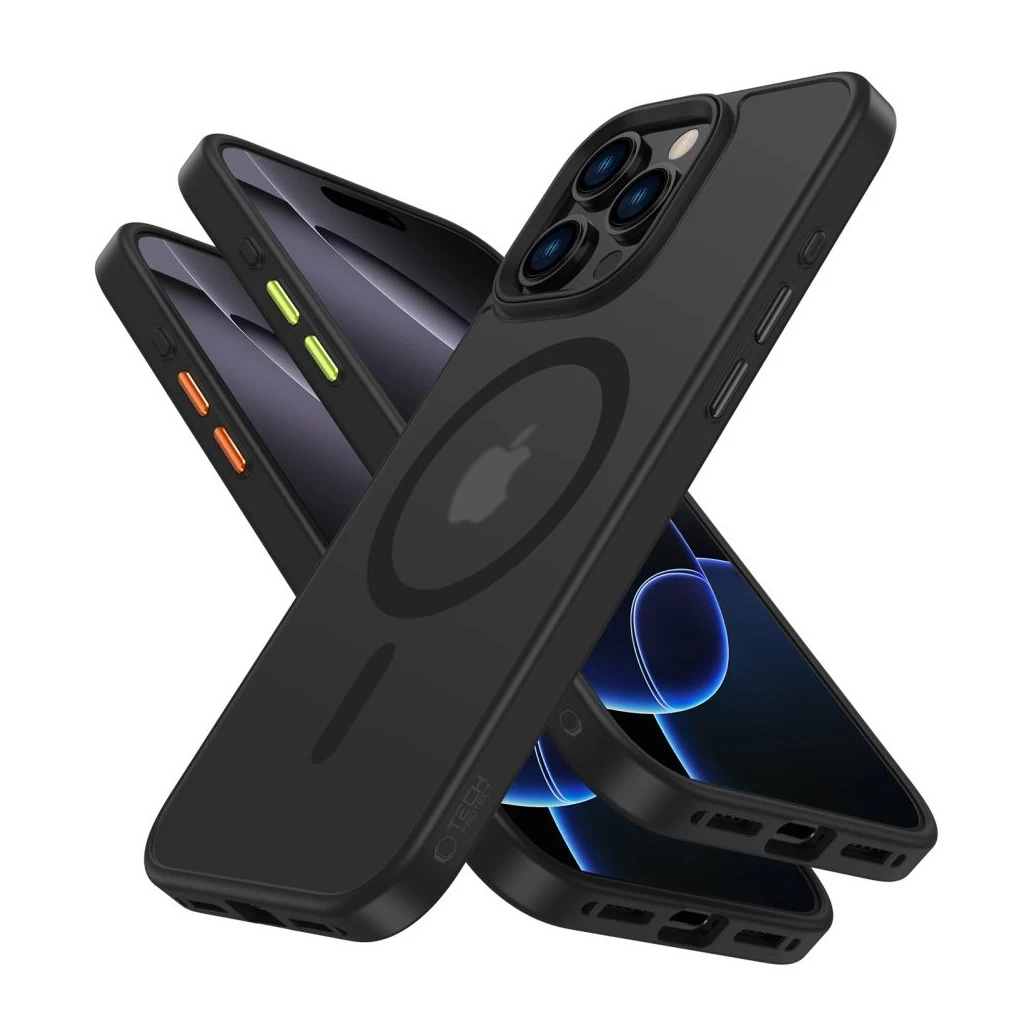 Tech-Protect MAGMAT XT 3 szettes fekete tok Apple iPhone 16 Pro készülékhez