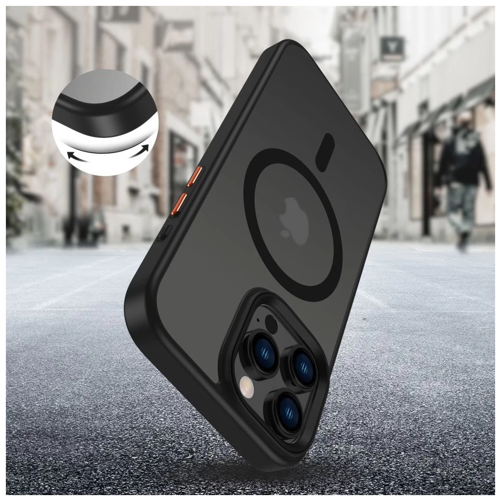 Tech-Protect MAGMAT XT 3 szettes fekete tok Apple iPhone 16 Pro készülékhez