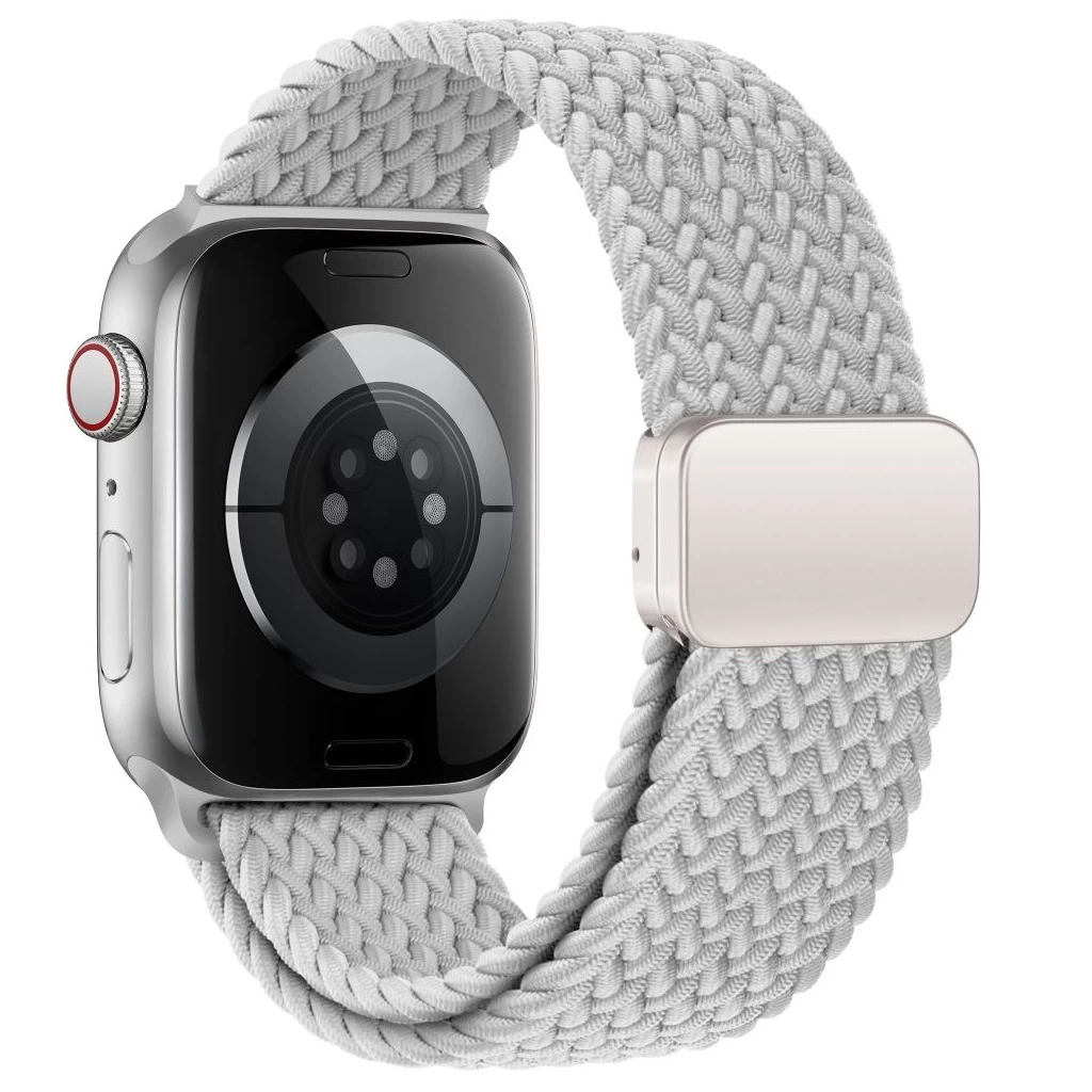 Tech-Protect NYLONMAG óraszíj szürke, Apple Watch 42mm (S1-S3) / 44mm / 45mm / 46mm / 49mm készülékhez