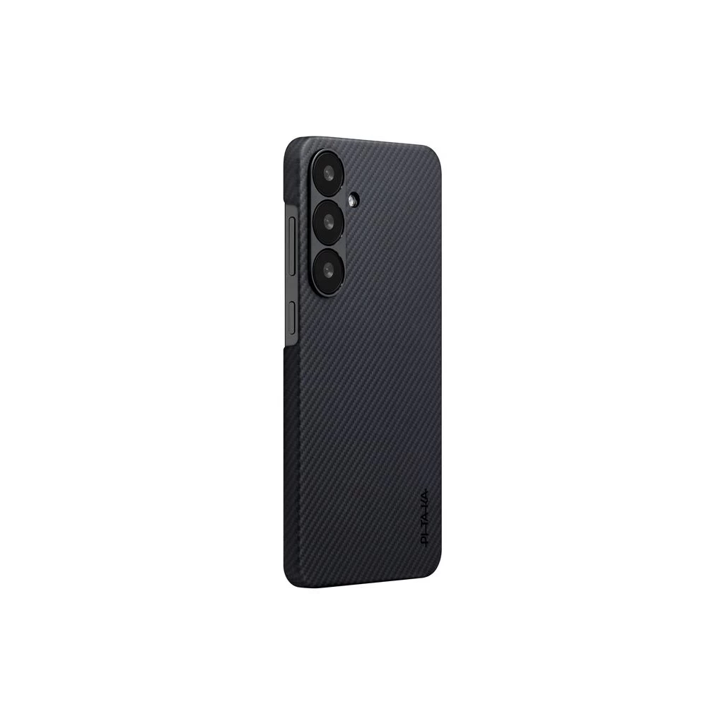 Pitaka ULTRA-SLIM tok Black/Grey Twill Samsung Galaxy S25 készülékhez (KS2501)