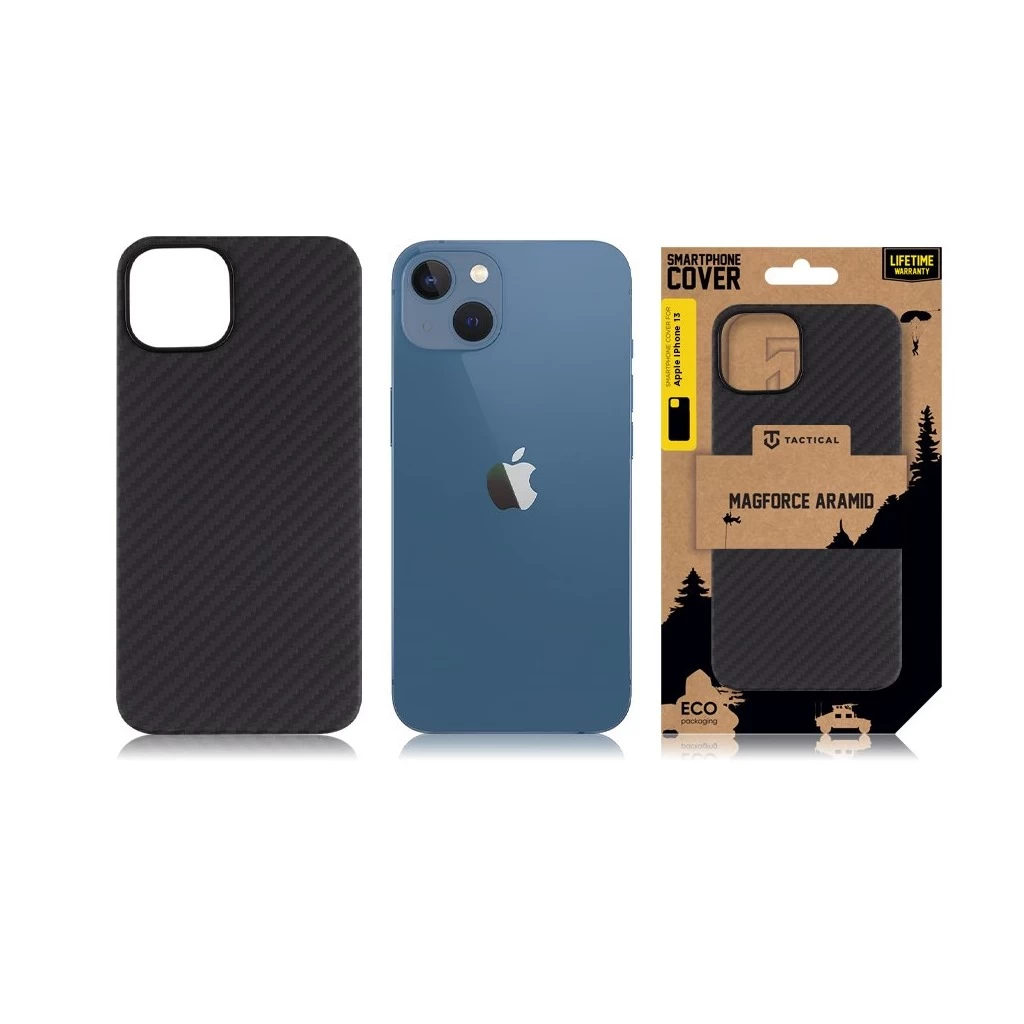 Tactical MagForce Aramid tok fekete Apple iPhone 13 készülékhez
