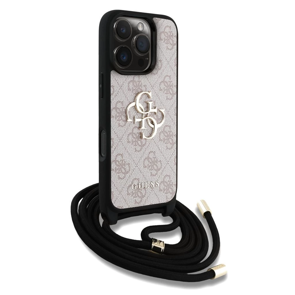 Guess Crossbody tok pink GUHCP16LP4GMGCRP Apple iPhone 16 Pro készülékhez