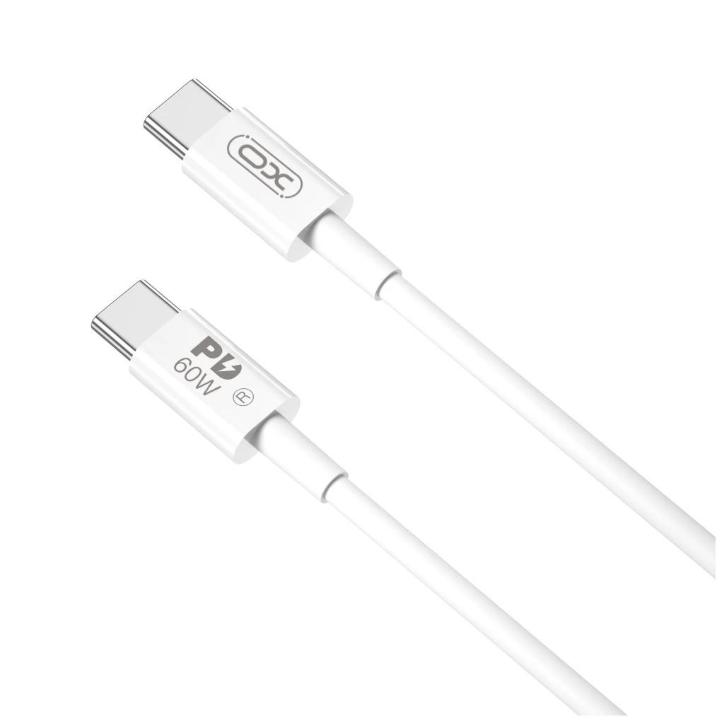 XO kábel NB-Q190B PD USB-C – USB-C 2m 60W Fehér