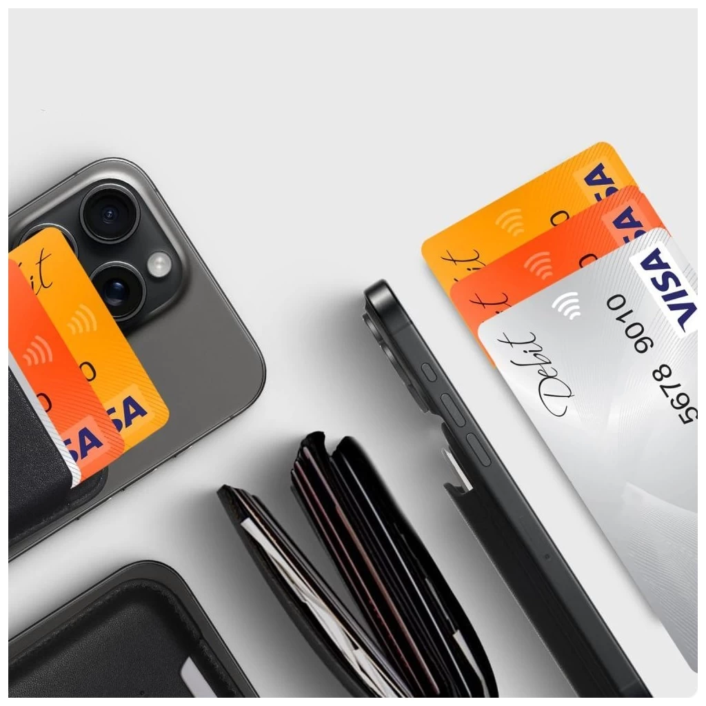 Tech-Protect CARBON MagWallet MagSafe kártyatartó mobiltelefonokhoz