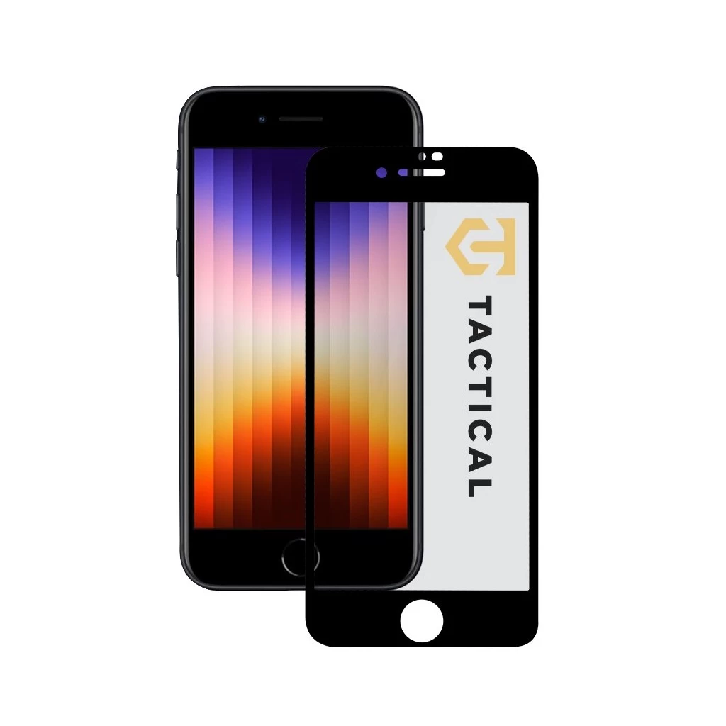 Tactical Glass Shield 5D Apple iPhone 7/8/SE2020/SE2022 készülékhez fekete