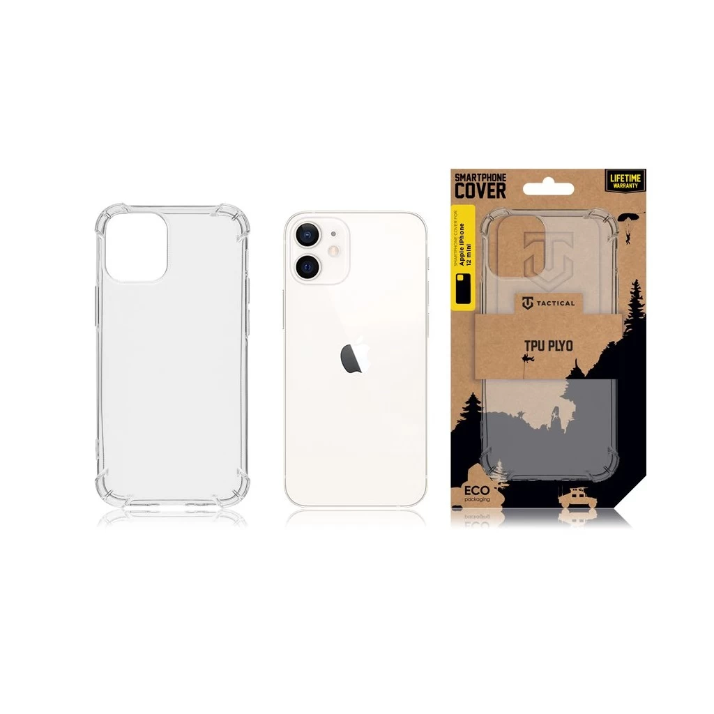 Tactical TPU Plyo tok Apple iPhone 12 mini készülékhez átlátszó