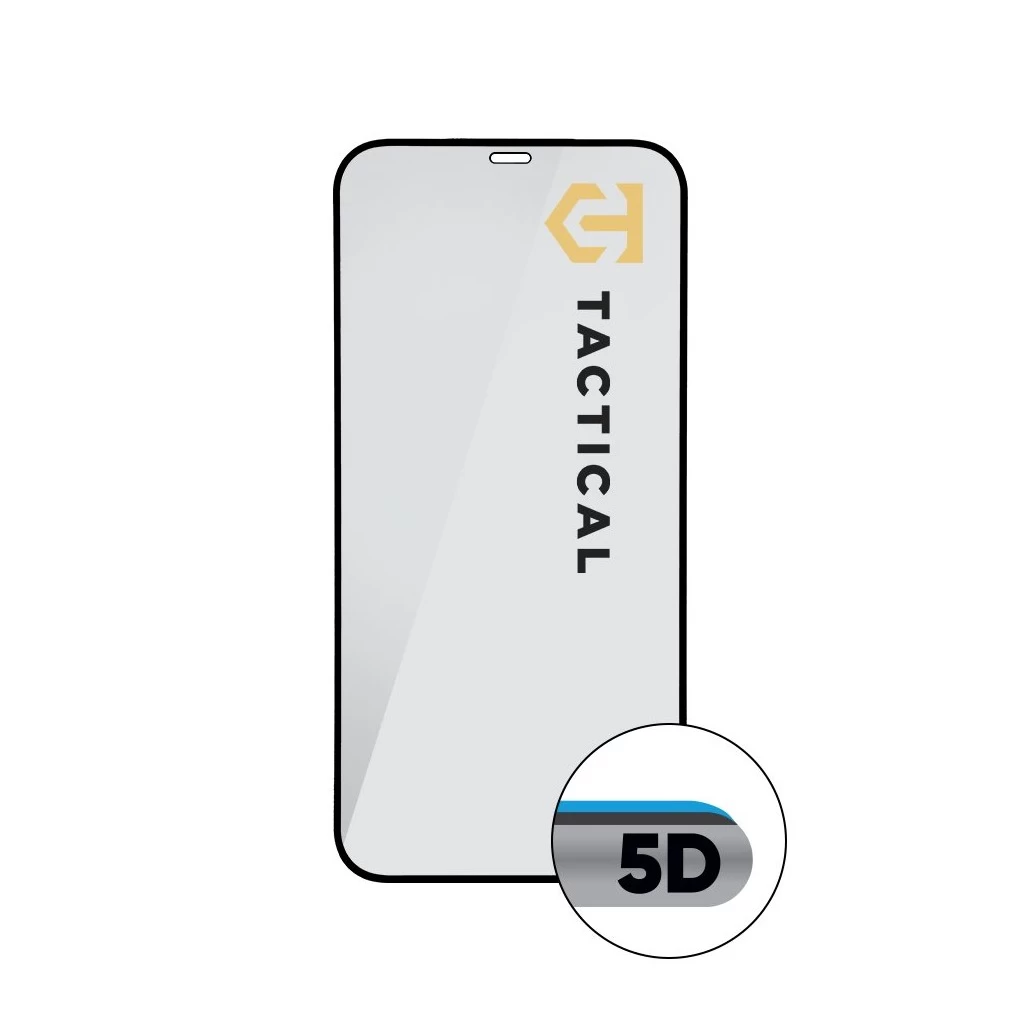 Tactical Glass Shield 5D Apple iPhone 12 Pro Max készülékhez fekete