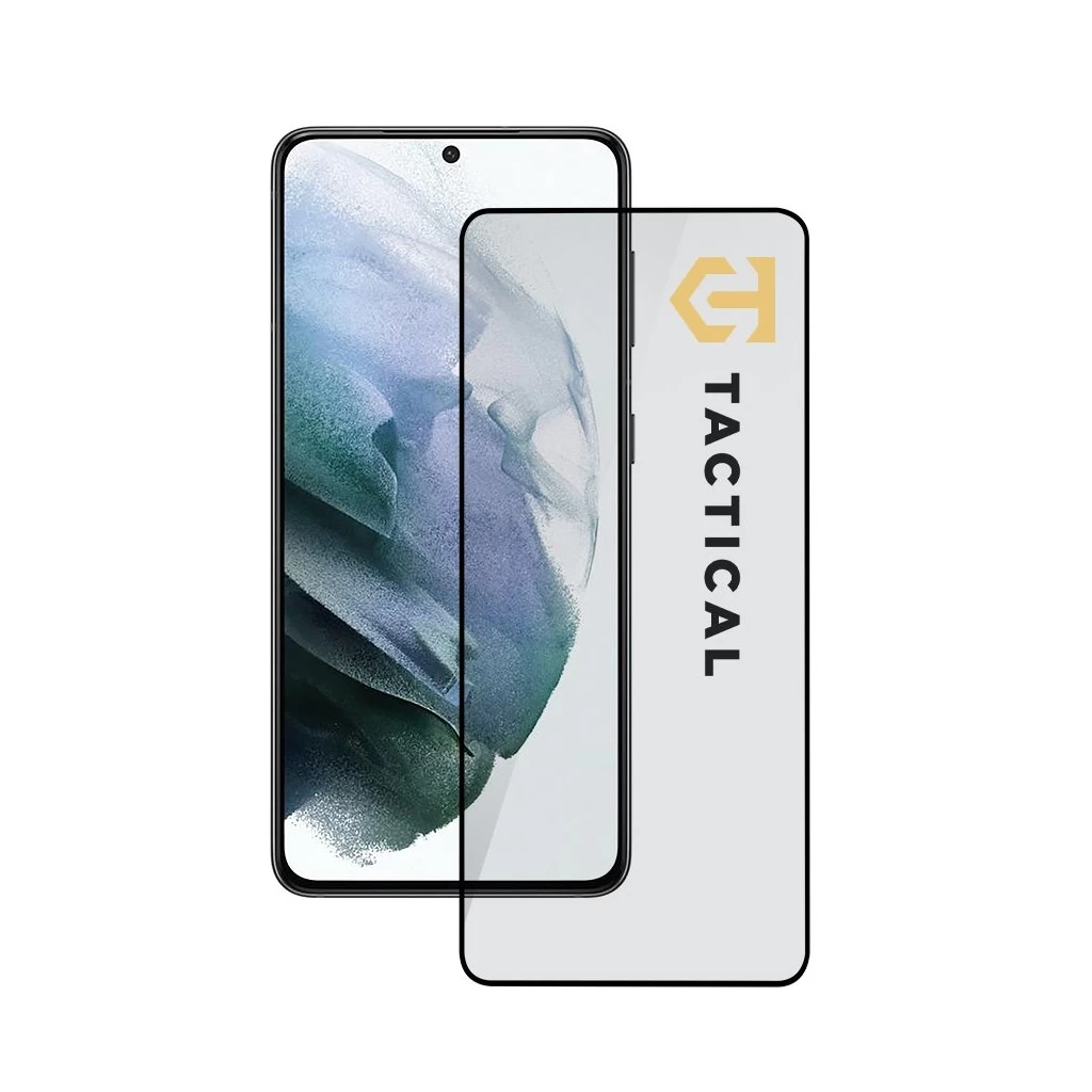 Tactical üvegfólia 5D Samsung Galaxy S21 készülékhez fekete