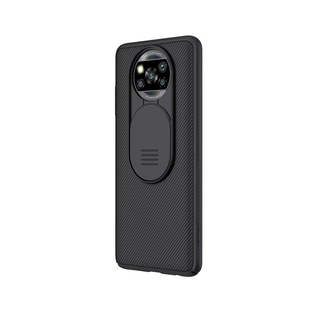 Nillkin CamShield kemény tok Poco X3 NFC/X3 Pro készülékhez fekete