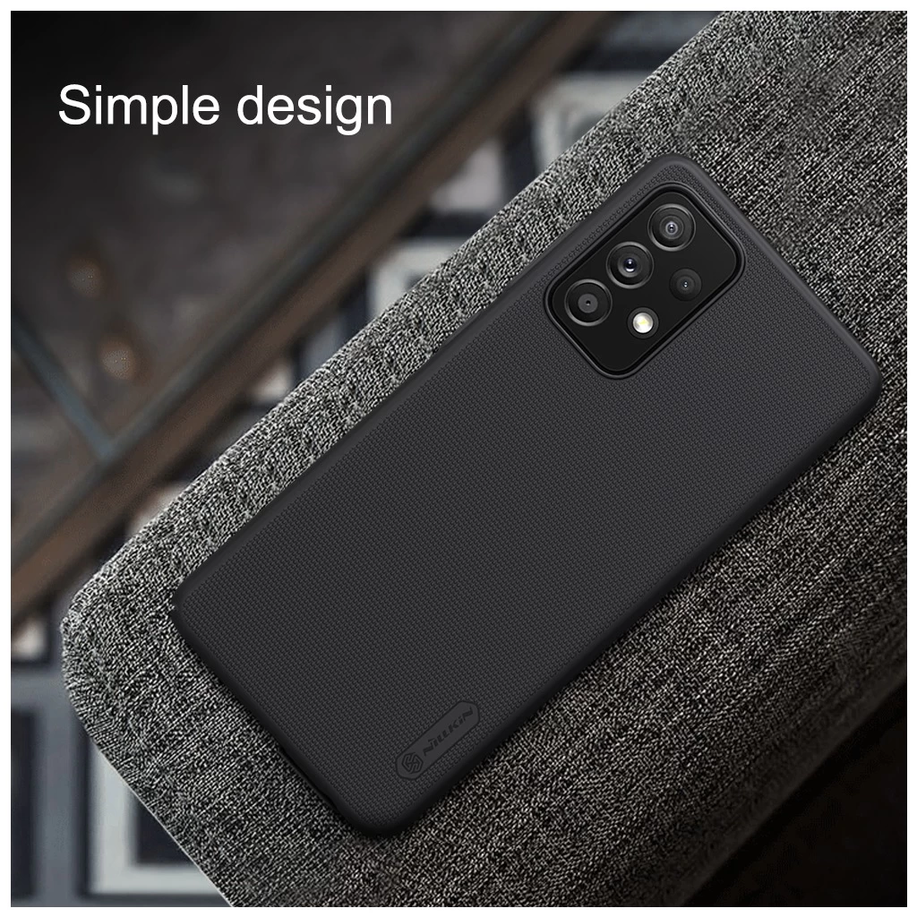 Nillkin Super Frosted tok Samsung Galaxy A52/A52 5G/A52s 5G készülékhez fekete