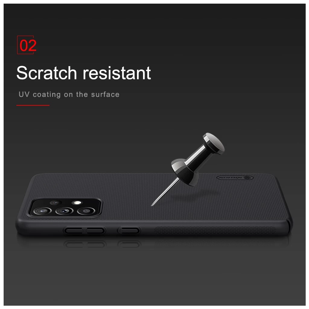 Nillkin Super Frosted tok Samsung Galaxy A52/A52 5G/A52s 5G készülékhez fekete