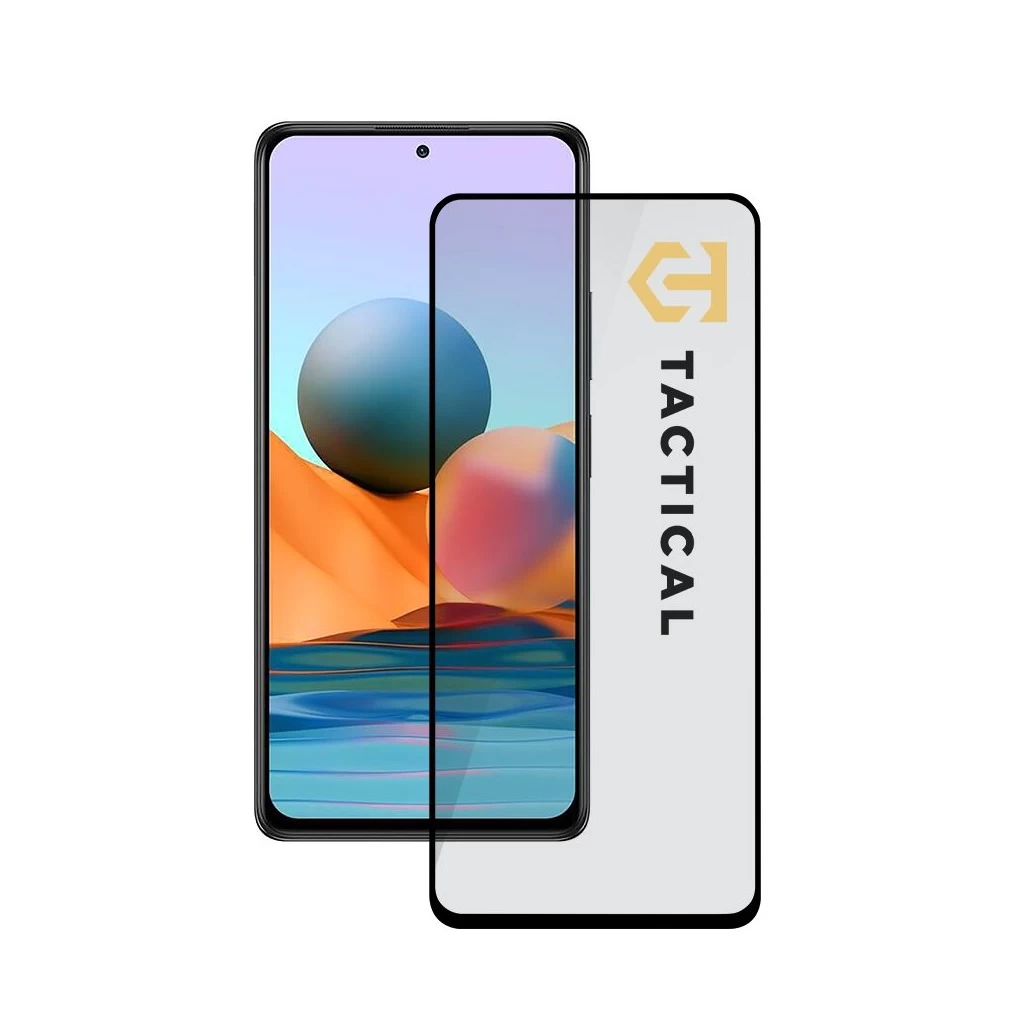 Tactical Glass Shield 5D Xiaomi Redmi Note 10 Pro/10 Pro Max készülékhez fekete