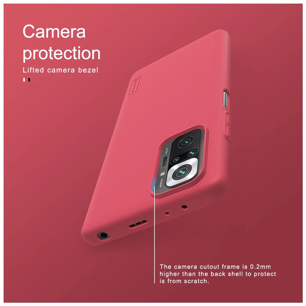 Nillkin Super Frosted tok Xiaomi Redmi Note 10 Pro/10 Pro Max készülékhez fekete