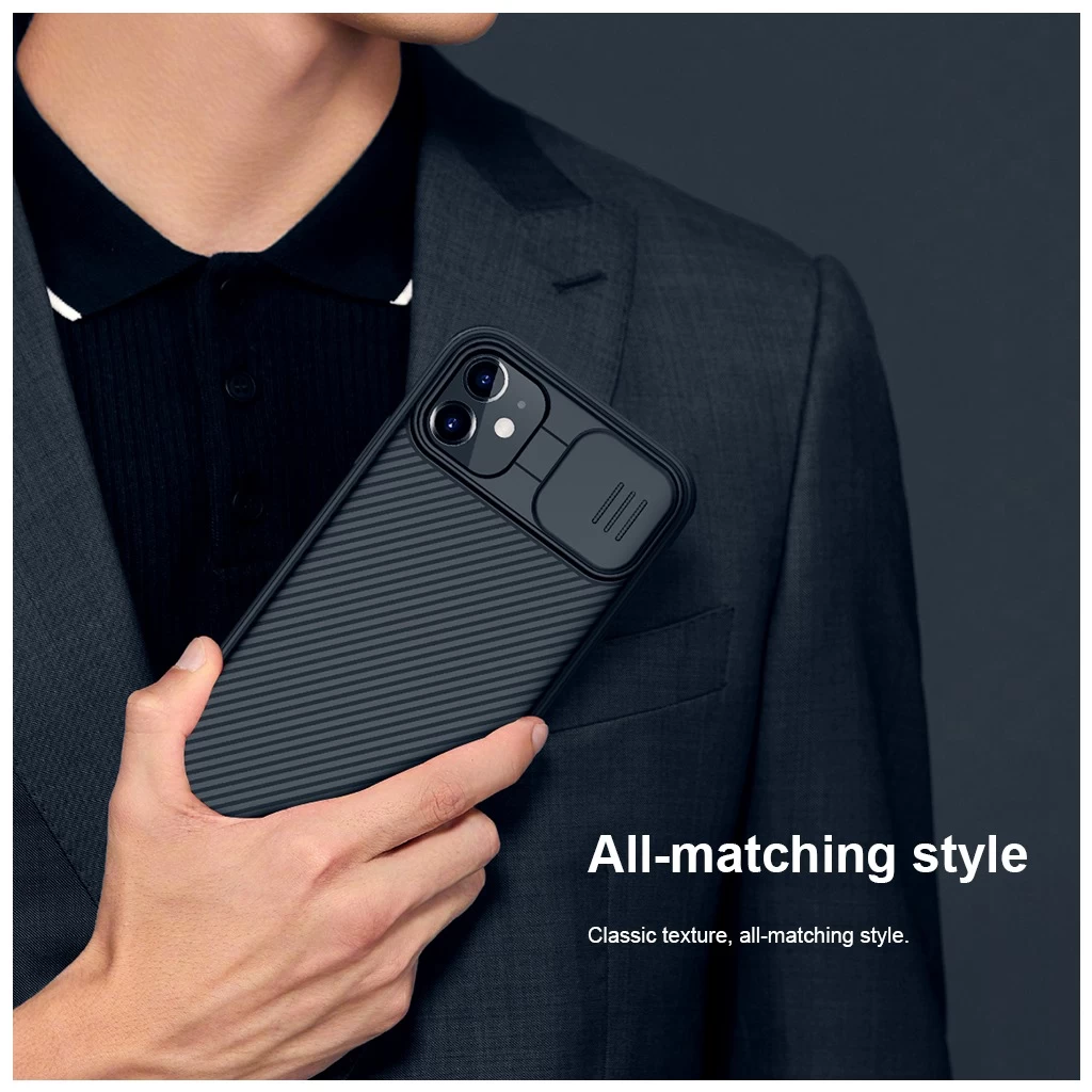 Nillkin CamShield PRO kemény tok Apple iPhone 11 készülékhez fekete