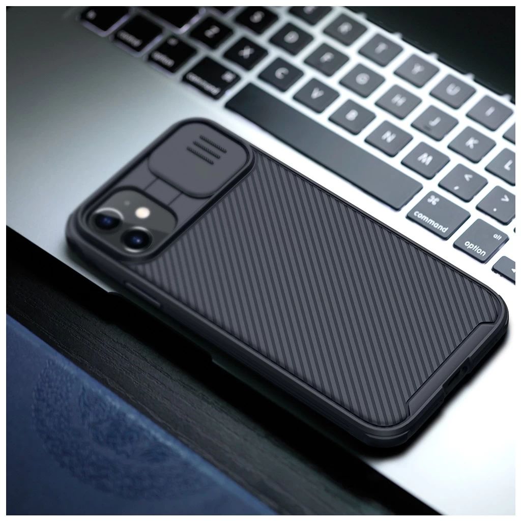 Nillkin CamShield PRO kemény tok Apple iPhone 11 készülékhez fekete