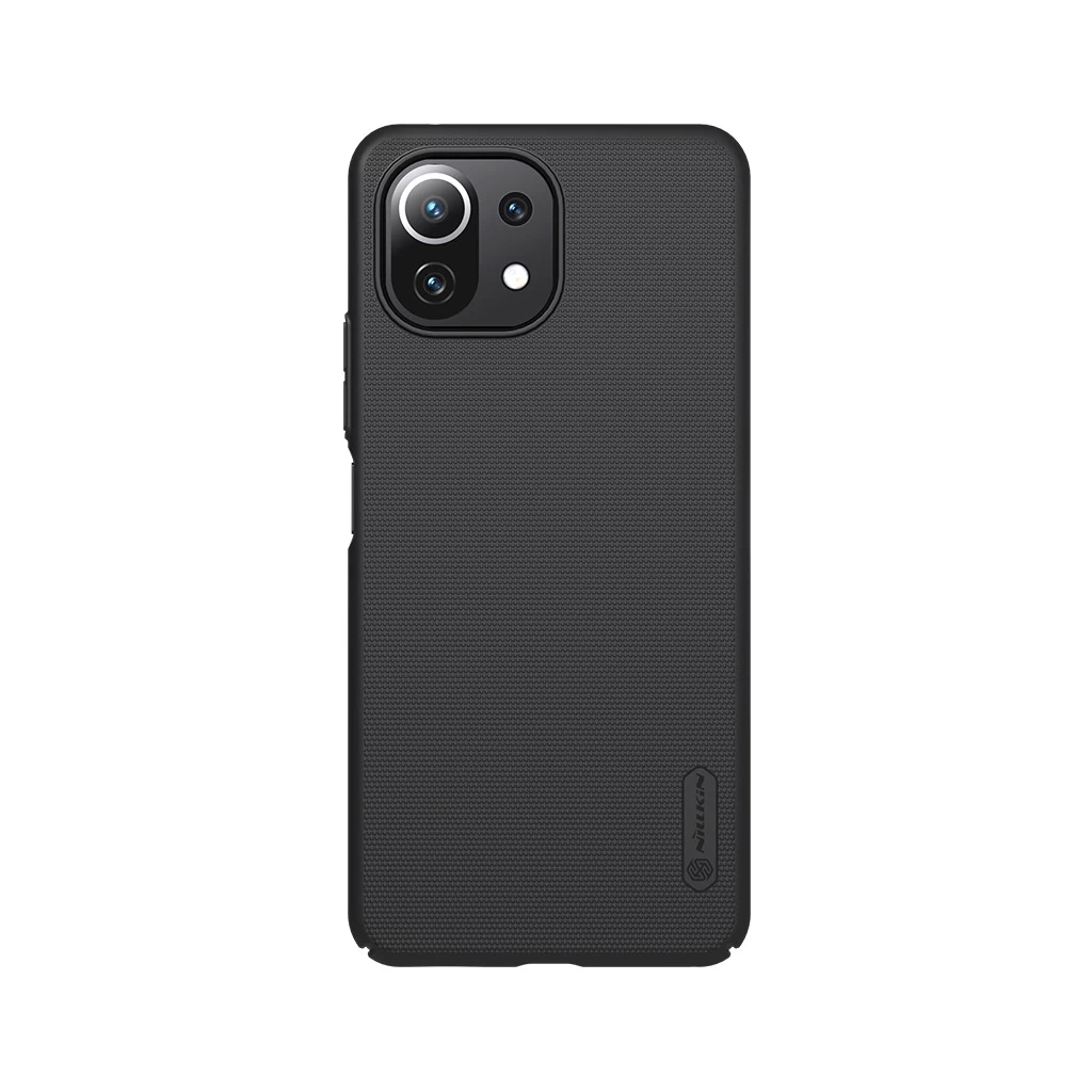 Nillkin Super Frosted tok készülékhez Xiaomi Mi 11 Lite 4G/5G/5G NE fekete