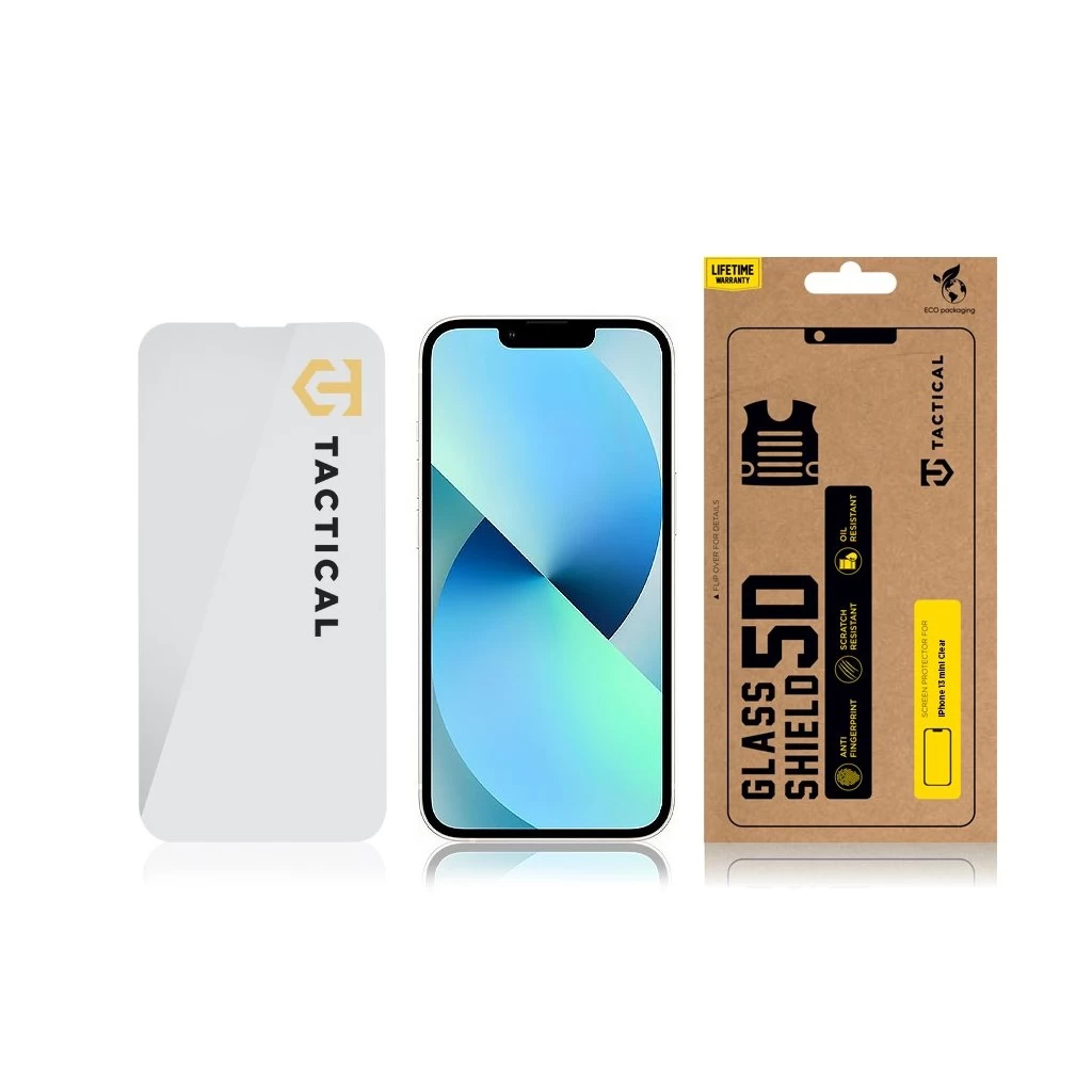 Tactical Glass Shield 2.5D Apple iPhone 13 mini készülékhez átlátszó