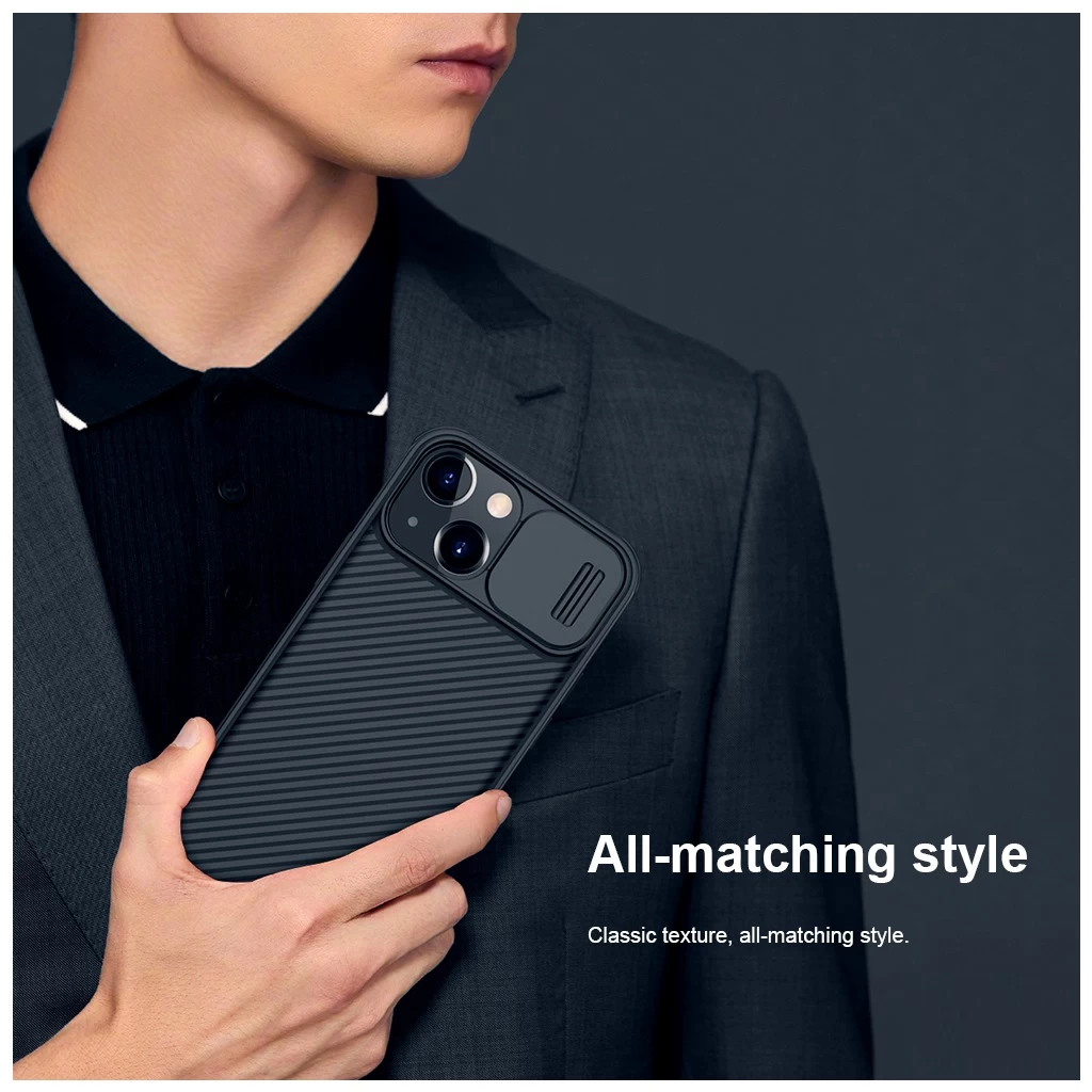 Nillkin CamShield PRO kemény tok Apple iPhone 13 Mini készülékhez fekete