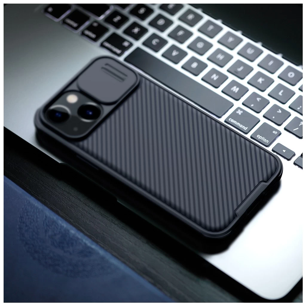 Nillkin CamShield PRO kemény tok Apple iPhone 13 Mini készülékhez fekete