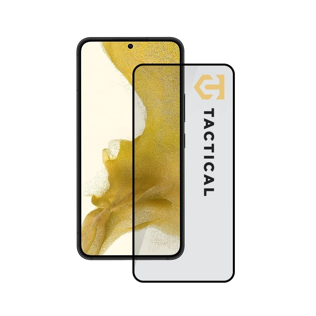 Tactical Glass Shield 5D Samsung Galaxy S22 készülékhez fekete