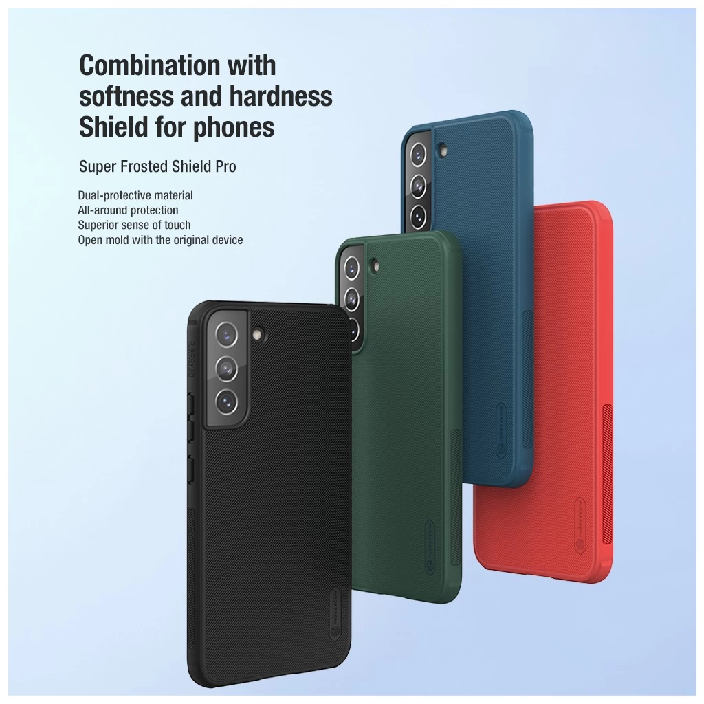 Nillkin Super Frosted PRO hátlap tok Samsung Galaxy S22 készülékhez fekete